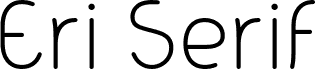 Eri Light Serif