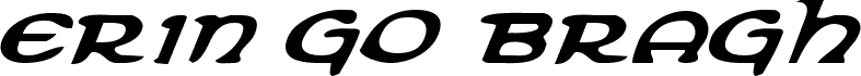 Erin Go Bragh ExpandItalic