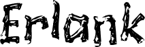 Erlank font