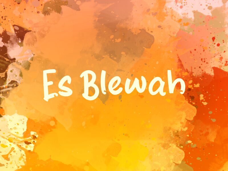 e Es Blewah Schriftart