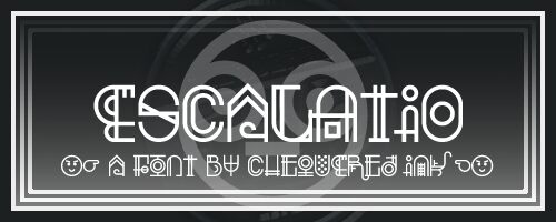 Escalatio Czcionka