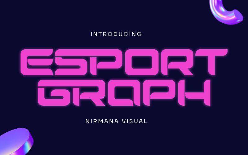 Esport Graph Schriftart