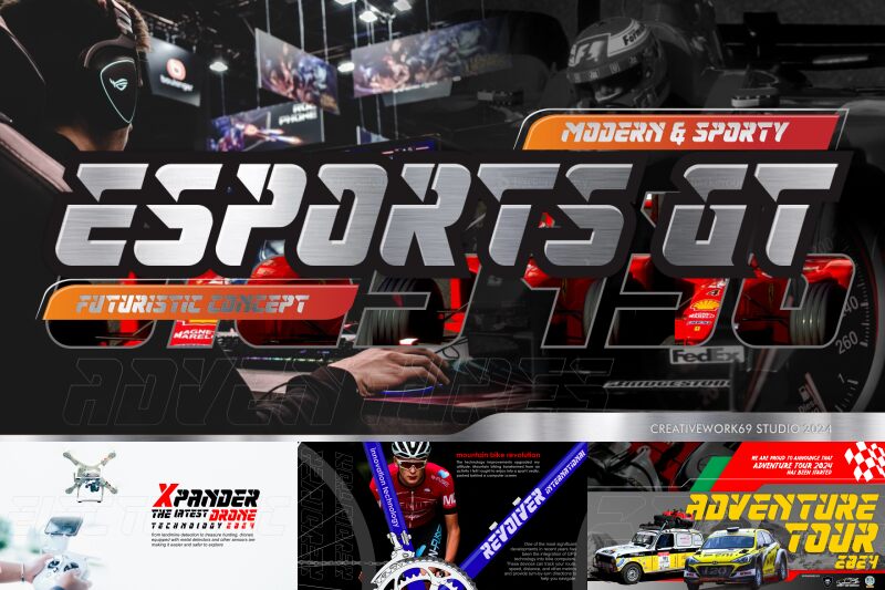 ESPORTS GT Czcionka