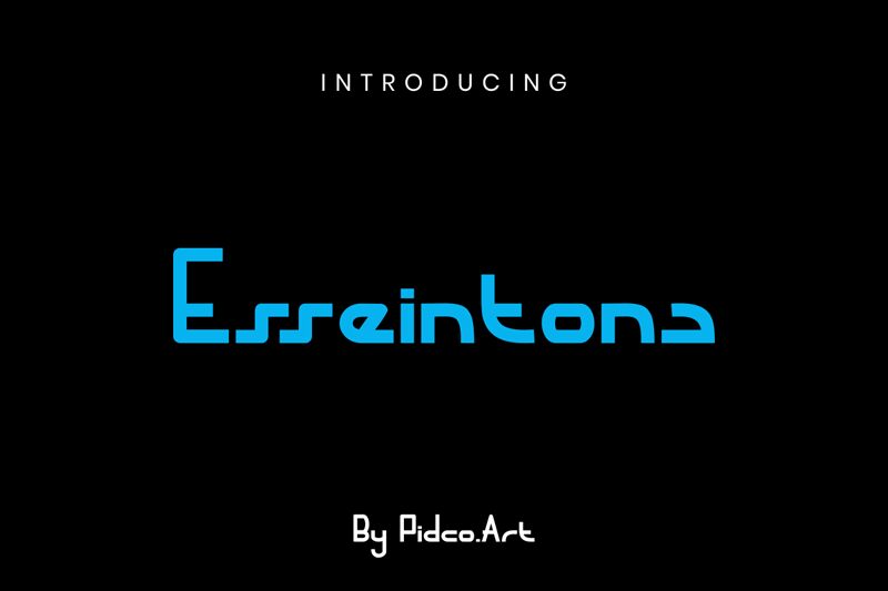 Esseintona Schriftart