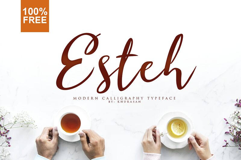 Esteh font | Fonts2u.com
