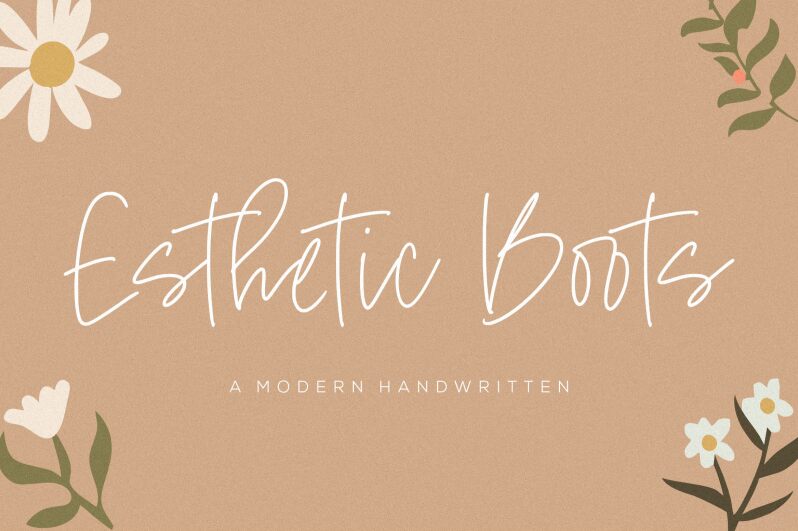 Esthetic Boots Druh písma
