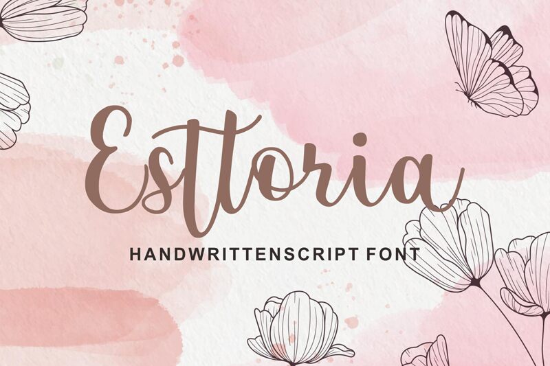 Esttoria Schriftart