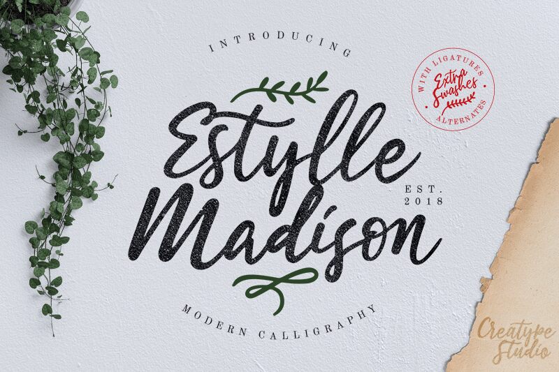 Estylle Madison Czcionka