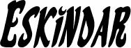 معاينة خط Eskindar Condensed Italic