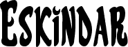 معاينة خط Eskindar Condensed