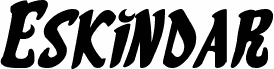 معاينة خط Eskindar Expanded Italic