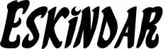 معاينة خط Eskindar Italic