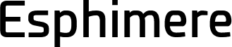 معاينة خط Esphimere Semi Bold