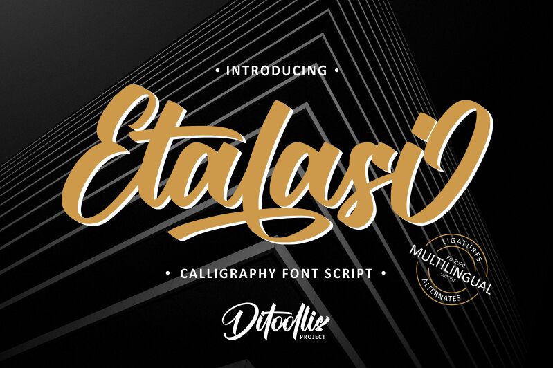 Etalasi Schriftart