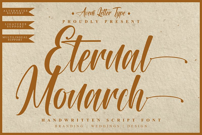 Eternal Monarch Schriftart