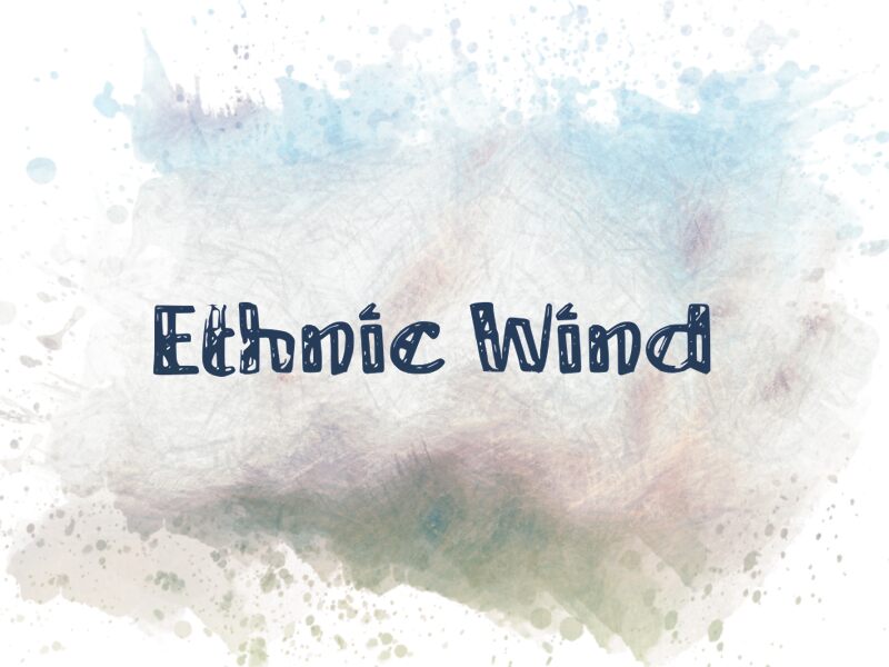 e Ethnic Wind Czcionka