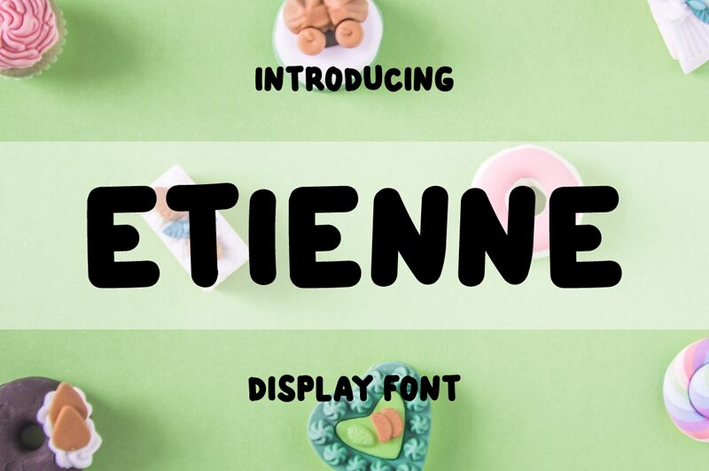 ETIENNE Schriftart