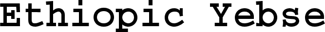 Ethiopic Yebse