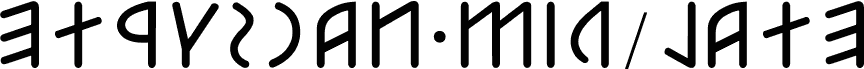 Etruscan mid/late Bold