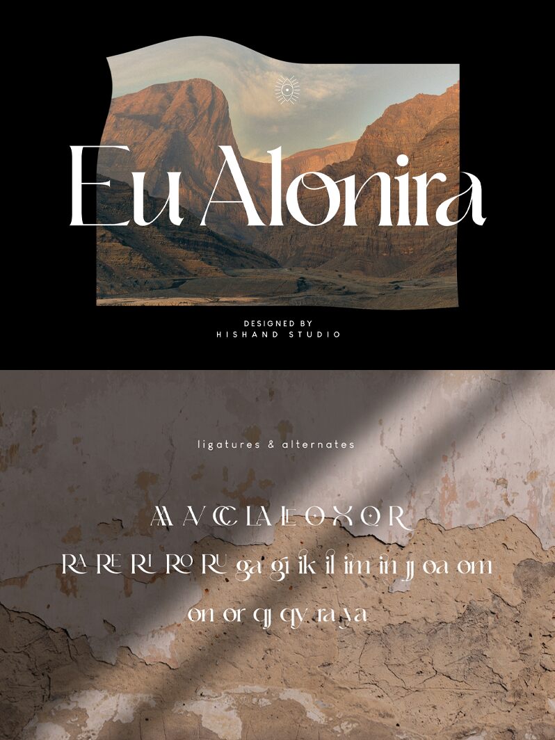 Eu Alonira Czcionka