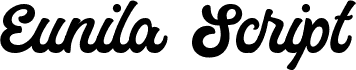 Eunila Script Free Personal Use Regular