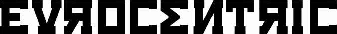 Preview of the Eurocentric font