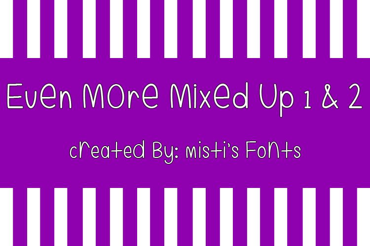 Even More Mixed Up 2 Czcionka