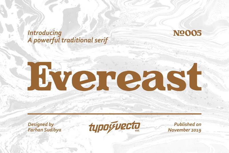 Evereast Serif Carattere