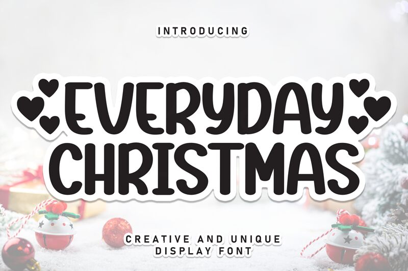 Everyday Christmas Schriftart