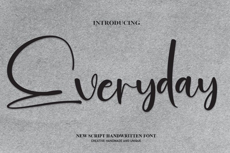 Everyday الخط