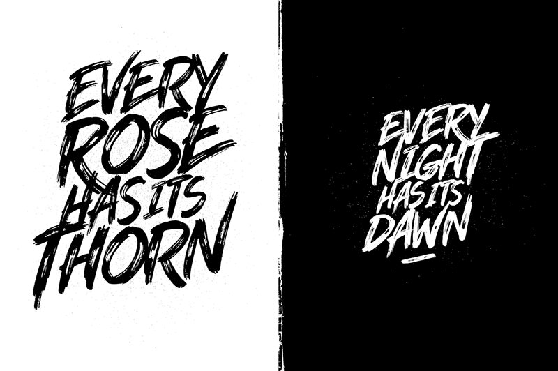 Everyrose Schriftart