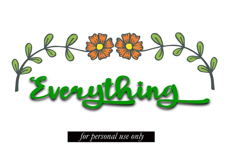 Everything Carattere