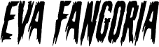 Eva Fangoria Condensed Italic