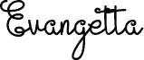 Evangetta Personal Use Bold