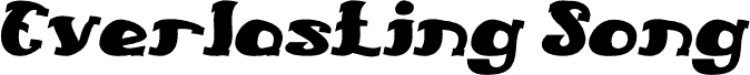 Preview of the Everlasting Song Bold Italic font