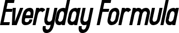 Everyday Formula Gaunt Sway
