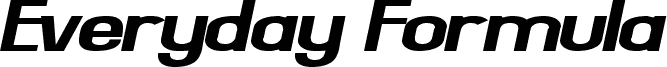 Everyday Formula Sway
