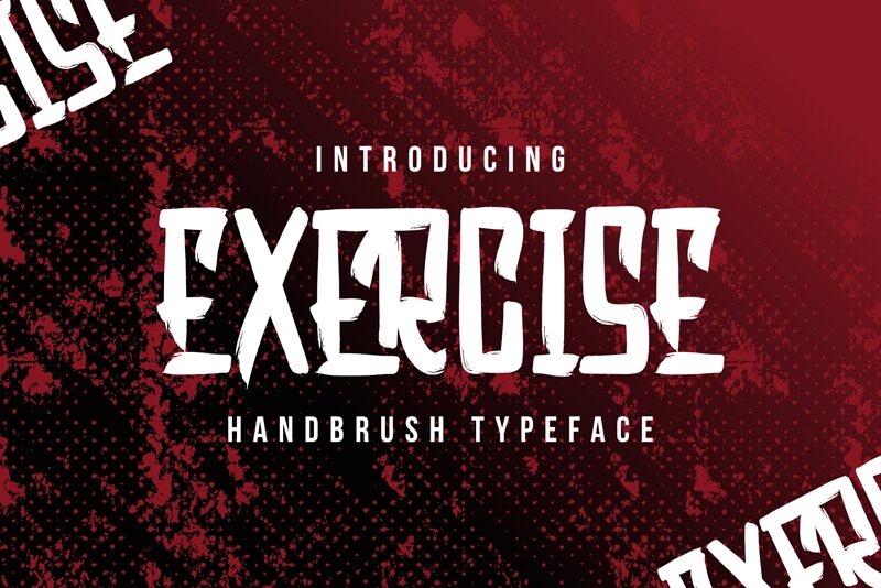 Exercise Schriftart