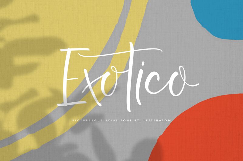Exotico Schriftart