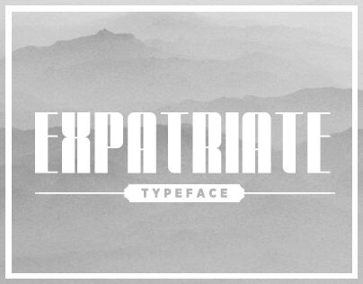 Expatriate Schriftart