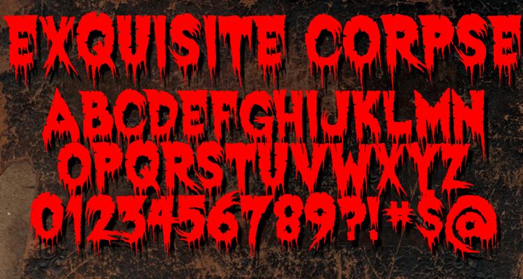 Exquisite Corpse Czcionka