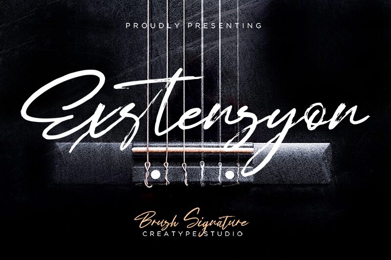 Exstensyon Шрифт