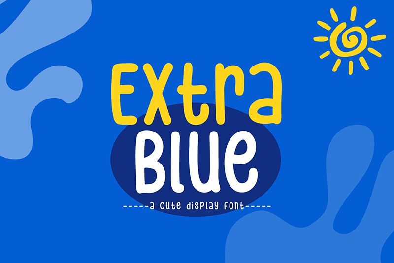 Extra Blue Druh písma