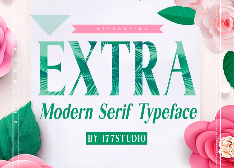 EXTRA Serif Police