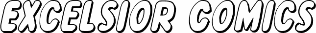 Excelsior Comics 3D Italic