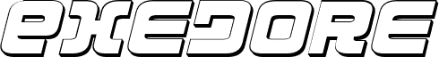 Exedore 3D Italic