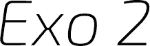 Exo 2 Extra Light Italic