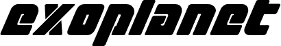 Exoplanet Expanded Italic