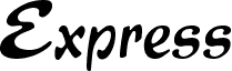 Preview of the Express font