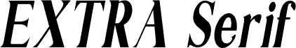 EXTRASerif-Italic